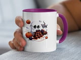 Halloween Mug, Knitting Ghost Mug, Funny Ghost Mug, Fall Mug, Halloween Coffee Mug, Autumn Mug, Cute Cat Mug, Pumpkin Mug, Halloween Gift thumbnail 2