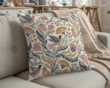 Whimsical Bloom Bird Pillow Case thumbnail 5
