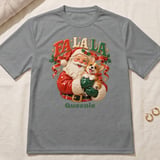 Fa La La Santa Corgi Tee thumbnail 3