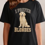 I Prefer Blondes Dog Tee thumbnail 9