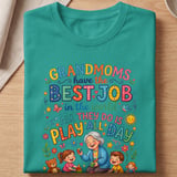 Grandmoms Have The Best Job Tee thumbnail 2