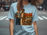 Fueled By Jesus Coffee T-Shirt, Christian Faith Shirt, Religious Retro Tee, Spiritual Coffee Lover Gift for Him, Christian Apparel thumbnail 11