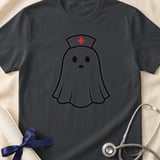 Spooky Nurse Ghost Tee thumbnail 2