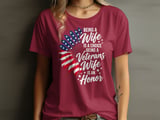 Veteran Wife Honor Tee thumbnail 4