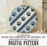 Nautical Paw Print Digital Design Size Bundle Png thumbnail 3
