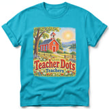 Teacher Dots ~ Comfort Colors Premium Tee thumbnail 5