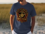 US Marine Corps Veteran T-Shirt | Semper Fidelis Soldier Tee | Eagle Globe Anchor Military Patriotic Shirt | USMC Gift for Him thumbnail 4