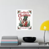 Christmas Nutcracker Poster: Funny Festive Art, Cool Shades, Holiday Decor thumbnail 4