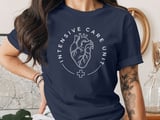 ICU Nurse T-Shirt: Anatomical Heart Design, Intensive Care Unit Staff Tee thumbnail 4