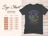 Massachusetts: The Bay State EST.1788 T-Shirt thumbnail 14