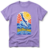 Bold Blue Swim ~ Comfort Colors Premium Tee thumbnail 6