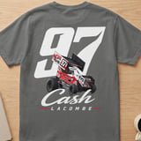 Sprint Car Racing T-Shirt | LaCombe Dirt Track Fan Tee | Motorsports Race Car Driver Gift for Him, Racing Enthusiast Apparel thumbnail 5