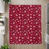 Ret Snowflake Throw Blanket and Pillow: Winter Home Decor  thumbnail 7