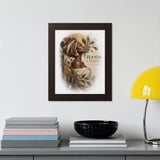 Black Woman Art Framed Poster, Rooted and Rising African Wall Art Print, Boho Melanin Wall Decor, Afrocentric Heritage Botanical Poster thumbnail 11