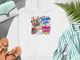 Pawsome Teacher Life Corgi Graphic T-Shirt thumbnail 3