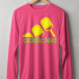 Pickleball Sport-Tek Long Sleeve Tee, addicted, Outdoor Performance UV Sun Shield Shirt for Players thumbnail 2