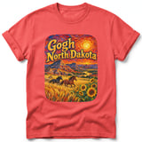 Gogh North Dakota ~ Comfort Colors Premium Tee thumbnail 4