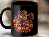 Trick Or Treat Ill Take The BBQ Mug thumbnail 9