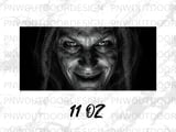 Creepy Old Man Face Mug Wrap, Scary Smile Sublimation Design, Horror Digital Download, Spooky Halloween PNG Graphic thumbnail 11