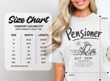 Pensioner EST. 2026 Retreat T-Shirt thumbnail 3
