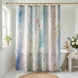 Watercolor Meadow Dreams Shower Curtain thumbnail 1