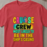 Ship's Casino Cruise Crew T-Shirt thumbnail 4