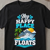My Happy Place Floats T-Shirt thumbnail 1