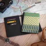Abstract Stripe and Check Passport Cover thumbnail 2