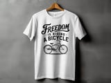 Freedom Is Riding a Bicycle | Beach Cruiser T-Shirt thumbnail 14