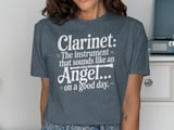 Clarinet: Angel on a Good Day Graphic Tee thumbnail 11