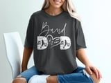 Band Dad Font and Back Graphic Tee thumbnail 2