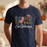 Love Our Veterans Tee thumbnail 3