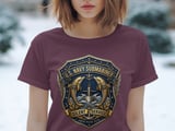 US Navy Submariner T-Shirt, Silent Service Pride Runs Deep Tee, Military Veteran Gift, Submarine Force Apparel, Patriotic thumbnail 6