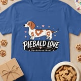 Piebald Love Dachshund Mom T-Shirt thumbnail 3