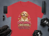 Dog Mom Cuban Link Chain Collar Tee thumbnail 12