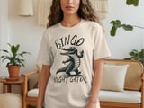 Bingo Night Gator Retro Graphic T-Shirt thumbnail 5