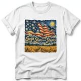 Gogh Stars and Stripes ~ Comfort Colors Premium Tee thumbnail 9