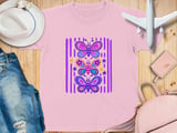Cute Purple Butterflies Tee thumbnail 5