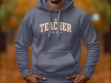 Male Teacher Shirt Est 2026 Vintage Varsity Sweatshirt, New Future Male Educator Hoodie, First Year Teacher Appreciation Gift for Him thumbnail 18