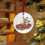 Retro Santa Joyride Ornament thumbnail 2