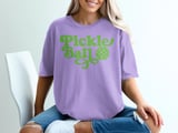 Pickleball Comfort Colors Shirt, Pickle Ball Retro Groovy Style, Vintage Graphic Tee for Players thumbnail 9
