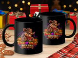 Cowboy Armadillo Trick Or Treat Mug thumbnail 3