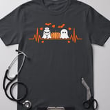 Ghost Nurse Heartbeat Tee thumbnail 1
