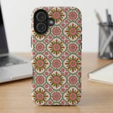 Retro Floral Tile MagSafe® Phone Case thumbnail 6
