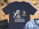 Responsible For Flying Magma Absurd Cat Tee thumbnail 3