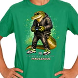 Crocodile Gamer Shirt for Boys, Funny Virtual Reality Gaming Tee, Kids Birthday Gift, Pixo League by Farron House thumbnail 13