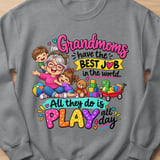 Grandmoms Have The Best Job Sweatshirt thumbnail 7