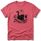 Bookish Black Cat Tee thumbnail 12
