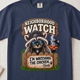 Neighborhood Watch Raccoon Tee thumbnail 3
