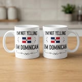 Funny Dominican Gift Mug – I'm Not Yelling thumbnail 4